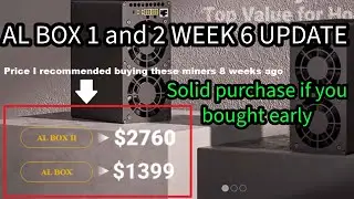 AL BOX 1 and 2 profitability update WEEK 6: So far so good, but not for long.