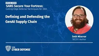 Defining and Defending the GenAI Supply Chain