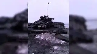 Дебальцево, подбитые танки терористов ДНР