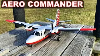 UMX Aero Commander BNF Basic with AS3X Flight - Twin Engine Model Brushless Power - TheRcSaylors