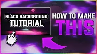 HOW TO MAKE A BLACK BACKGROUND BEHIND A TEXT (Photoshop CS6 Tutorial)