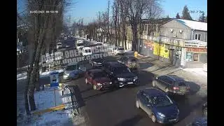 ДТП на Шинной в Днепре 16.02.2021