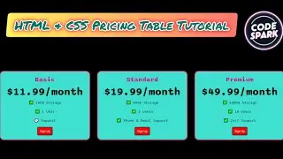 Build a Stunning Pricing Table📝 