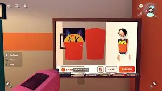 Printing A Design On A Custom Shirt (Rec Room) (Check Description)
