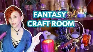How I upgraded my FANTASY cosplay craft room!