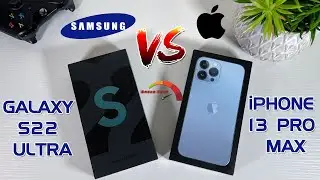 Samsung Galaxy S22 Ultra Vs Apple iPhone 13 Pro Max Speed Test🔥🔥🔥
