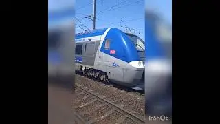 départ d'une AGC Creil saint Quentin tout Gare à Compiègne