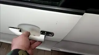 Peugeot 308. Замена, проверка, замка водительской двери.