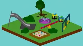 Low Poly Playground Turnaround