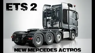 ETS 2 - From Paris to Marseille - New Mercedes Actros - Gameplay HD
