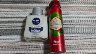 Old Spice CITRON антиперспирант дезодорант, Nivea man для чувствительной кожи бальзам после бритья