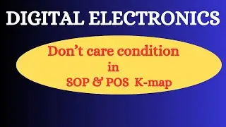 Don't care condition in SOP and POS K-Map