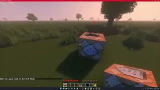 What does a minecraft world look like in spectator mode with shaders and optifine?