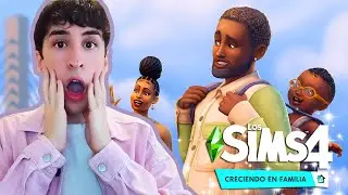 REACCIONO A LOS SIMS 4 CRECIENDO EN FAMILIA 👨‍👩‍👧‍👦