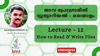 12 - How to Read & Write Files