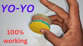 yo-yo toy making in home / 100℅ working / #toy #subscribe