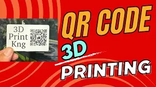 QR Code 3D Printing! 