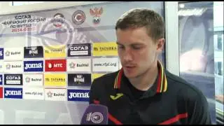 "Уфа" - "Рубин" 1-1. Интервью с участниками матча