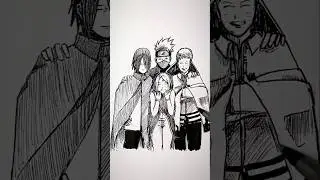 Speed drawing StickMan Team7 | Naruto 😳 