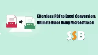 Convert Multiple PDF Pages to Excel in One Sheet | Microsoft Excel Tutorial