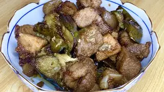 Gawin mo to. Pork Binagoongan with eggplant. Mapapa extra rice ka sa sarap! #FTallday