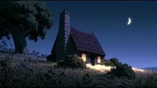1940s vintage oldies playing in another room 📻 a firefly night at the cottage | relax, study, sleep