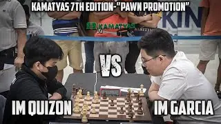 NAPAKA GANDANG ENDGAME STUDY!! IM Jan Emmanuel Garcia vs IM Daniel Quizon 7th Kamatyas Rapid 2023