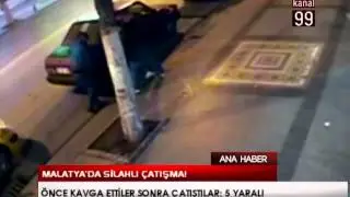 MALATYA'DA SİLAHLI ÇATIŞMA
