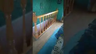 сделал на дачу лестницу сестре циркуляркой и фрезером(1)
