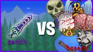 ZENITH VS TODOS OS BOSSES DO TERRARIA