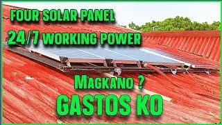 (Part 2)₱15,000 Cost Solar Power working electricity for 24 hours!