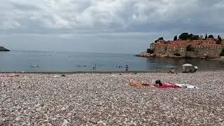 Sveti StefanTown in Montenegro (Organic video)