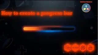 DaVinci Resolve: Animated Progress Bar