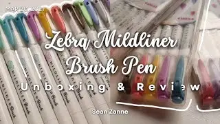 Vlog #6: Haul/Unbox With Me | March Bullet Journal Preview and Zebra Mildliner Brush Pen Unboxing