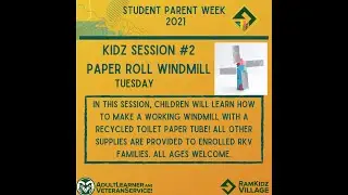 Paper Roll Windmill  Kidz Session