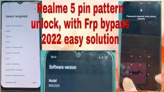 Realme 5 pin unlock.realme 5 frp bypass.Rmx2030 frp bypass.Rmx2030 pattern unlock 2022