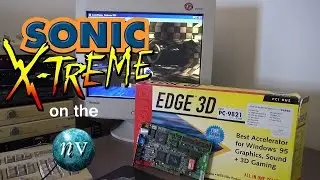 Sonic X-treme running on real Nvidia NV1 hardware (build 037)