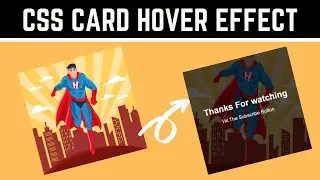 CSS Card Image Zoom effect On Hover || CSS Card Hover Animation Effect || HTML & CSS