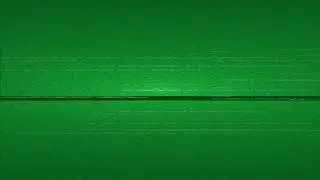 Old TV effect transition green screen