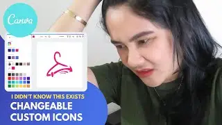 AI To Canva Conversion Tutorial: How To Create  A Custom Icon in Canva With Color Options Features