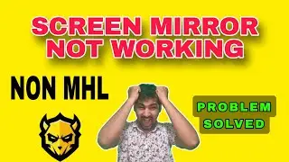 Screen MIrror not launching problem Solved | #bgmi #screenmirroring  #scrcpy