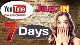 How to get first 1000 Subscriber on youtube in 2022