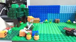 лего мультфильм майнкрафт разбойники vs Алекс и игрока 1часть [тоти]