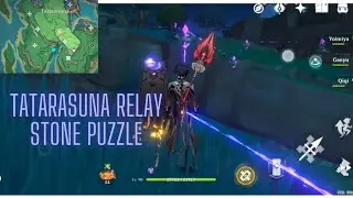 Tatarasuna Relay Stone Puzzle Solved - Genshin impact Inazuma