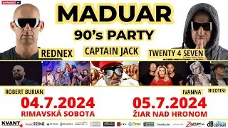 MADUAR 90's Party 2024 | Najväčšia LETNÁ 90's Party na Slovensku