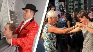 Brighton's Singing Barber