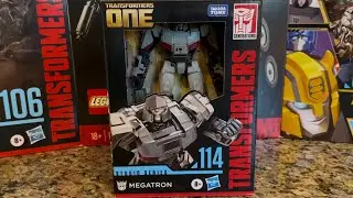 Transformers One Megatron unboxing and transforming