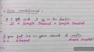 Preethi's English Grammar Lessons| Conditionals