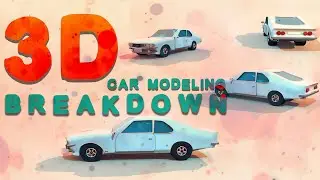 Simple 3D Car Modeling Breakdown | Opel Manta 1970