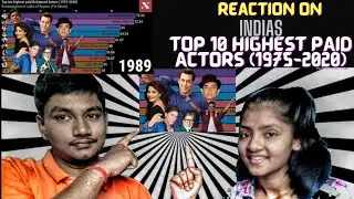 Reaction On | Top 10 Highest Paid Actors In Bollywood (1975-2020)| By Graph | Reaction On Bollywood